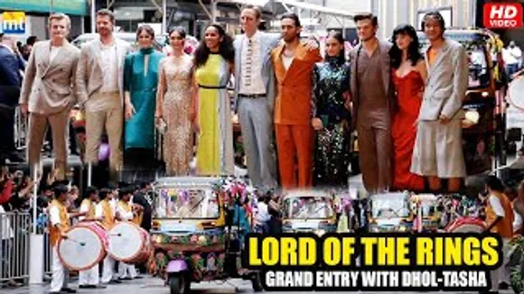 'The Lord of the Rings: The Rings of Power' Cast Applauds Indian Traditional Puneri Dhol At Grand Premiere In Mumbai