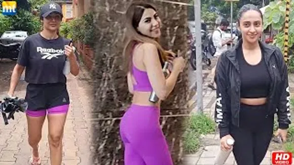 Malaika Arora Raises Temperature in Shorts, Nikki Tamboli in pink Fitting Dress, Akansha Ranjan Kapoor Spotted