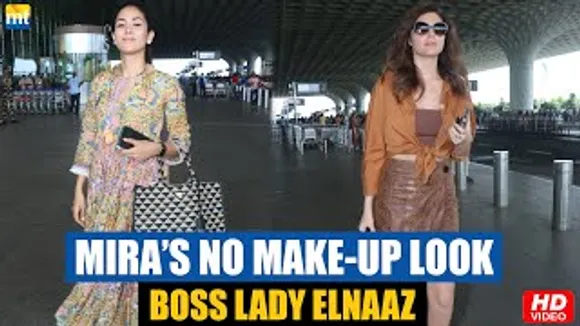 Shahid Kapoor's Wife Mira Rajput In No Make-Up Look, Elnaaz Norouzi In Boss Lady Look At Airport