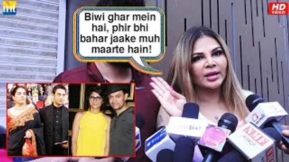 Rakhi Sawant takes a Dig at Aamir Khan's 2 Wives by comparing him south superstars