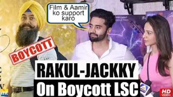 Rakul Preet Singh & Jackky Bhagnani Appeals People Not Fall for Boycott 'Laal Singh Chaddha' trend