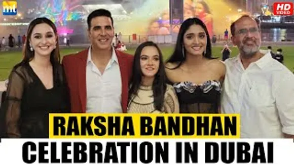 Akshay Kumar & Raksha Bandhan Cast Celebrate Indian Festival Rakshabandhan in Dubai