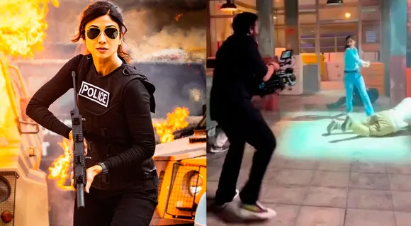 Shilpa Shetty Shoots Action Sequences For Rohit Shetty's Indian Police Force' Without A Body Double; Watch Video -
