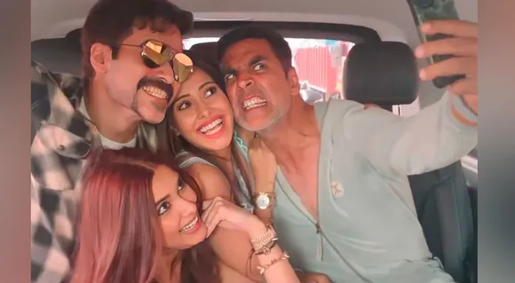 Akshay Kumar, Emraan Hashmi, Nushrrat Bharuccha & Diana Penty To Shoot A Peppy Dance Number For 'Selfiee'