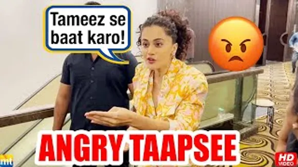 Chilla Kyun Rahe Ho! Taapsee Pannu's Big FIGHT with Media Person