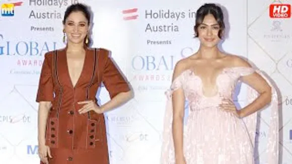 Gorgeous Actress Babli Tamannaah Bhatia & Sita Mrunal Thakur graces Global Spa Awards