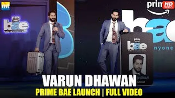 UNCUT Varun Dhawan gears up to deliver Inside Scoop ‘Before Anyone Else’ At Prime Videos BAE Launch