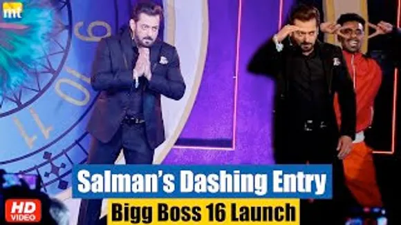 Bigg Boss 16 Host Salman Khan aka Bhai makes a DASHING ENTRY At BB 16 Launch