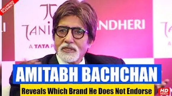 Amitabh Bachchan reveals why he does not endorse Liquor, Cigarette and Pan Masala Ads