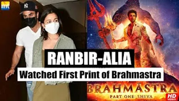 Pregnant Alia Bhatt with hubby Ranbir Kapoor watched the first print of 'Brahmastra' before release