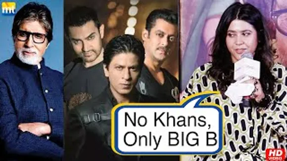 "No Khans, Only Amitabh Bachchan," Says Ekta Kapoor about whom she wanted to work with At 'Goodbye' Trailer Launch