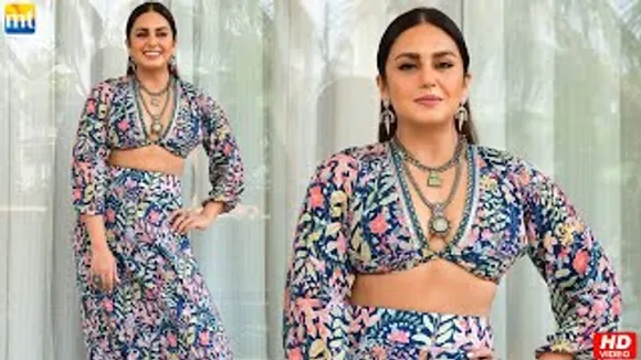 Amidsts Ganeshotsav in Mumbai, Huma Qureshi is busy promoting her web series Maharani 2