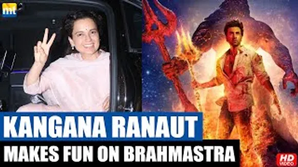 Kangana Ranaut spotted smiling after making fun of Karan Johar and Brahmastra box office collections