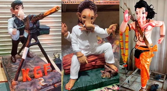 Hit South Movies 'Pushpa', 'RRR' And 'KGF Chapter 2 Form Ganpati Idols In 2022; See Pics –