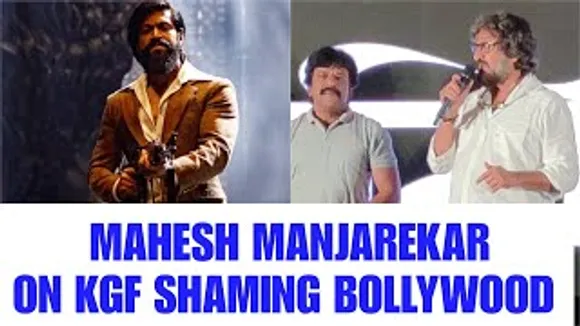 "Kannada Cinema made KGF, Made History in Hindi," Mahesh Manjrekar takes a soft dig at Bollywood