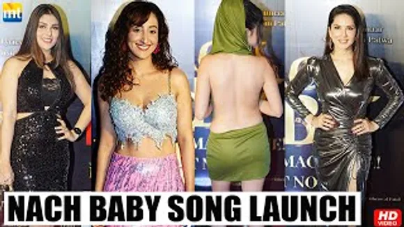 Sunny Leone, Urfi Javed, Daisy Shah, Remo D'Souza And Others At NACH BABY Song Launch
