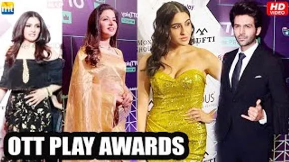 Aashiqui 3 Kartik Aaryan, Goregeous Sara Ali Khan, Raveena Tandon, Bhagyashree And Others A OTTplay Awards Red Carpet 2022 - Part 2