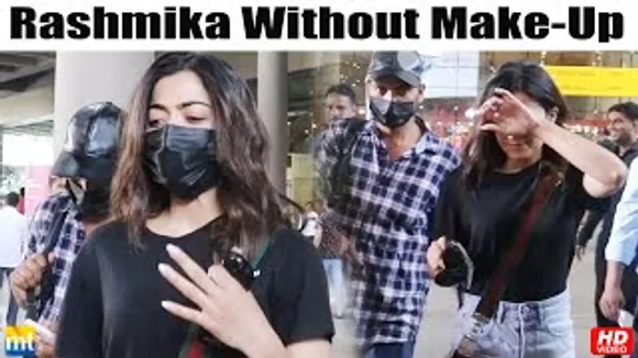 Rashmika Mandanna refuses to Remove Mask due to No MAKE UP