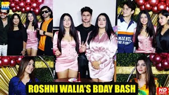 Roshni Walia celebrates her Birthday with Jannat Zubair, Siddharth Nigam, Akanksha Puri And Others