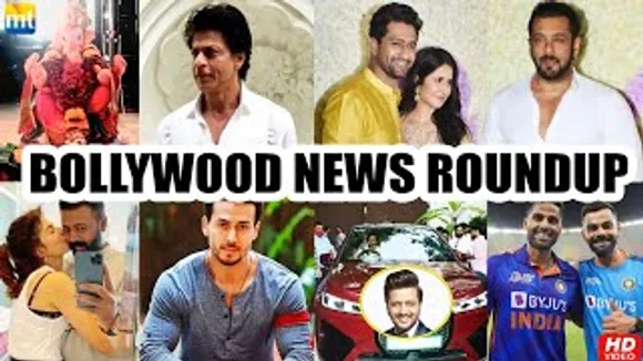 Bollywood News Roundup | SRK's Ganpati, Salman Unites With Katrina at Arpita's Ganpati, Virat Kohli And More