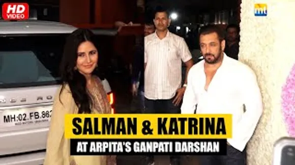 Salman Khan UNITES with Katrina Kaif at Arpita Khan's Ganpati Darshan