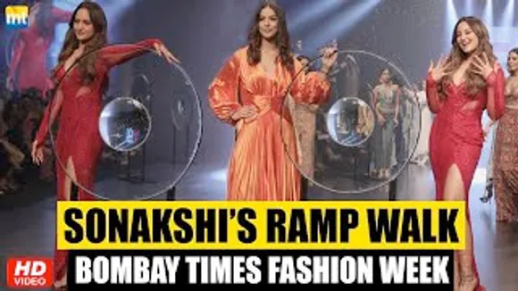 Sonakshi Sinha stunned in red outfit At Bombay Times Fashion Week 2022