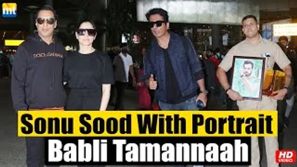 Sonu Sood returns with Portrait from Patna fans, Tamannaah Bhatia & Madhur Bhandarkar back from Babli Bouncer event