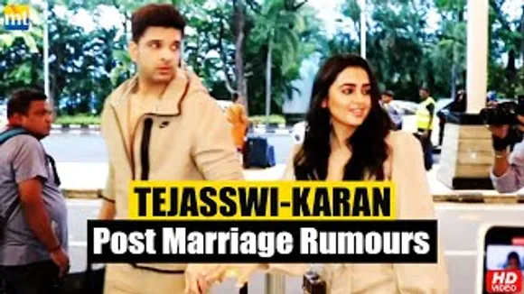 Tejasswi Prakash & Karan Kundrra spotted together after a while post Marriage Rumours
