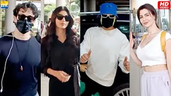 Ranveer Singh returns from SIIMA, Tiger Shroff returns from Shoot, Mouni Roy on Brahmastra reports