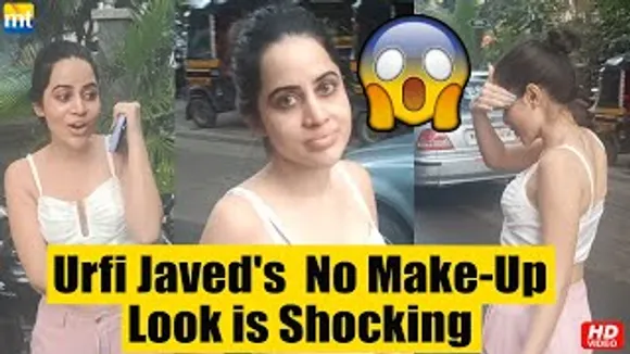 Urfi Javed HIDES her face due to No MAKE-UP, see how she looks without Cosmetics