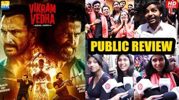 Hrithik Roshan Ka Different Role Hai - Vikram Vedha Trailer PUBLIC Review