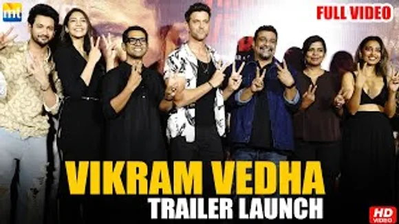 Hrithik Roshan, Radhika Apte, Yogita Bihani And Rohit Saraf At Vikram Vedha Trailer Launch - Full Video