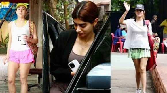 Workout Partners Sara Ali Khan, Khushi Kapoor & Rhea Chakraborty Spotted Outside Their Gym
