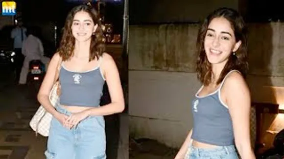 Glowing like a moon Ananya Panday in all smiles post photoshoot