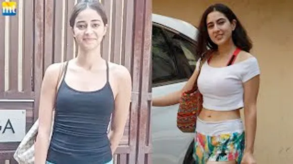 Post Diwali Party Sara Ali Khan & Ananya Panday sweating out at Gym to maintain their Figure