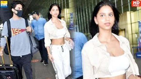 Shah Rukh Khan's Kids Suhana Khan & Aryan Khan Head To Dubai, 'Apne 2' Actor Karan Deol In Uber Cool Look