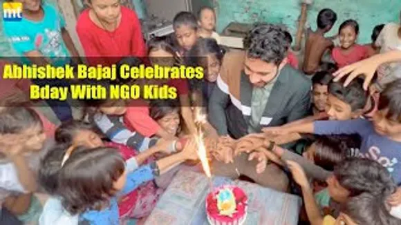 Babli Bouncer Actor Abhishek Bajaj celebrated his Birthday with underprivileged NGO kids