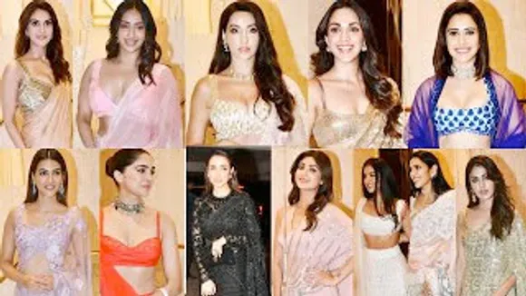 Malaika Arora, Nora Fatehi, Shilpa Shetty, Vaani Kapoor, Kiara Advani And Others At Manish Malhotra's Diwali Bash