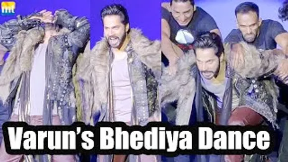 LIVE : Varun Dhawan & Kriti Sanon's HORROR Dance at 'Bhediya' Trailer Launch