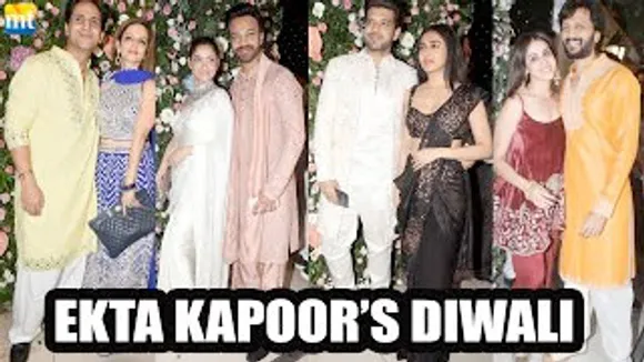 Tejasswi Prakash-Karan Kundrra, Ritesh Deshmukh-Genelia Deshmukh, Ankita Lokhande-Vicky Jain, Rajkummar-Patralekha And Others At Ekta Kapoor's Diwali Party