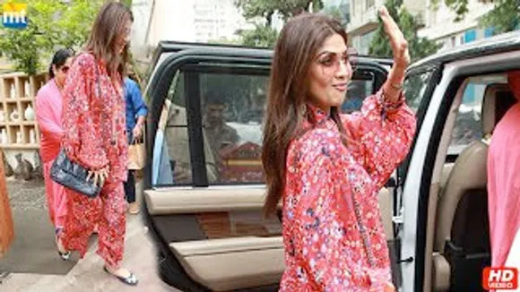 Free from Leg Injury, Shilpa Shetty still struggles to walk as she goes for a Lunch with Raj Kundra