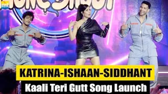 Phone Bhoot song launch: Katrina Kaif, Ishaan Khatter & Siddhant Chaturvedi groove to the beats of Kaali Teri Gutt