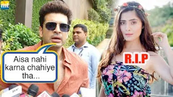 Watch Karan Kundra's strong reaction to Vaishali Takkar's demise controversy
