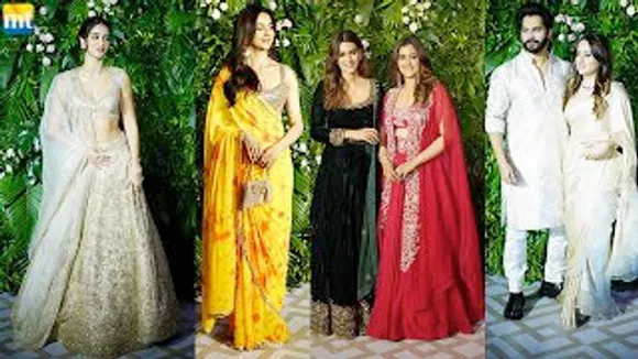 Varun Dhawan, Rakul Preet, Vaani Kapoor and more Celebs at Kriti Sanon & Nupur Sanon's Diwali Party