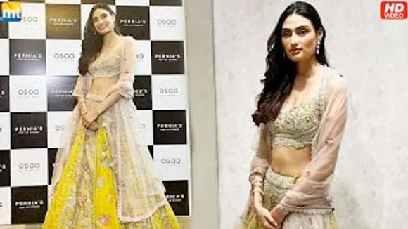 Amidst marriage rumours with KL Rahul, Athiya Shetty dons a Lehenga at Pernia pop Shop