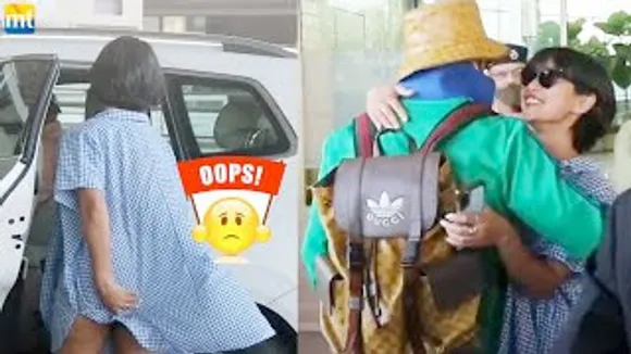 Ranveer Singh Gives Tight Hug To 'Four More Shots Please' Girl Sayani Gupta At Airport