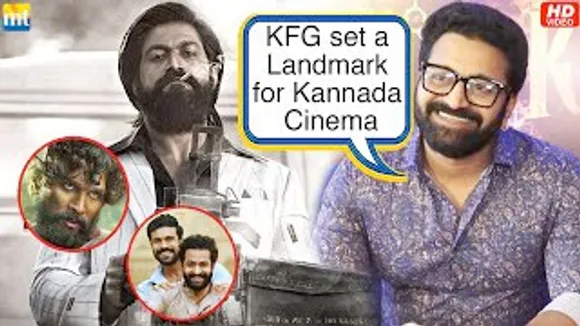 "KFG set a Landmark for Kannada Cinema," - Kantara Actor Rishab Shetty Thanks Yash