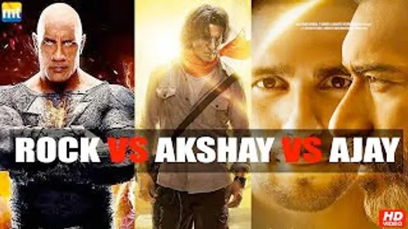 The Rock Dwayne Johnson's Black Adam vs Akshay Ram Setu Vs Ajay Thank God Clash on Diwali
