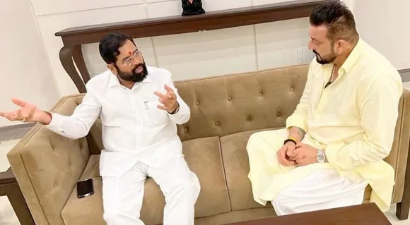 Bala Saheb Thackeray's Close Friend Sanjay Dutt Meets Maharashtra's New CM Eknath Shinde