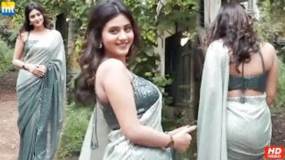 Anjali Arora looks SEXY in saree at Sajna Hai Mujhe Song event, wishes Bigg Boss contestant